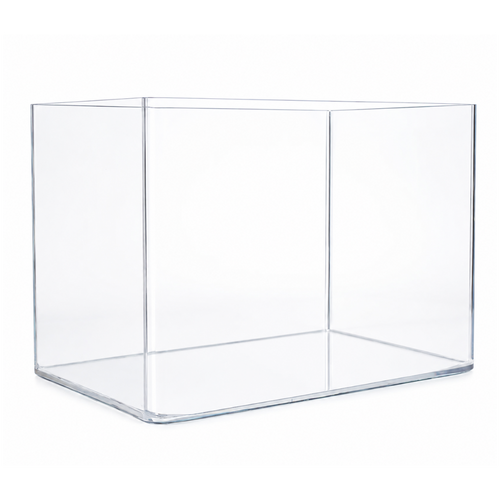 1 Feet Curved Glass Aquarium – 30cm Seamless Fish Tank