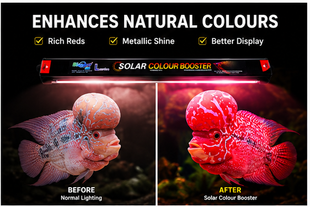 Bluepet Solar Colour Booster Aquarium LED Light – Professional Fish Colour Enhancing Lamp