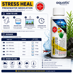 Aquatic Remedies Stress Heal – Stress Relief & Water Conditioner for Aquarium Fish