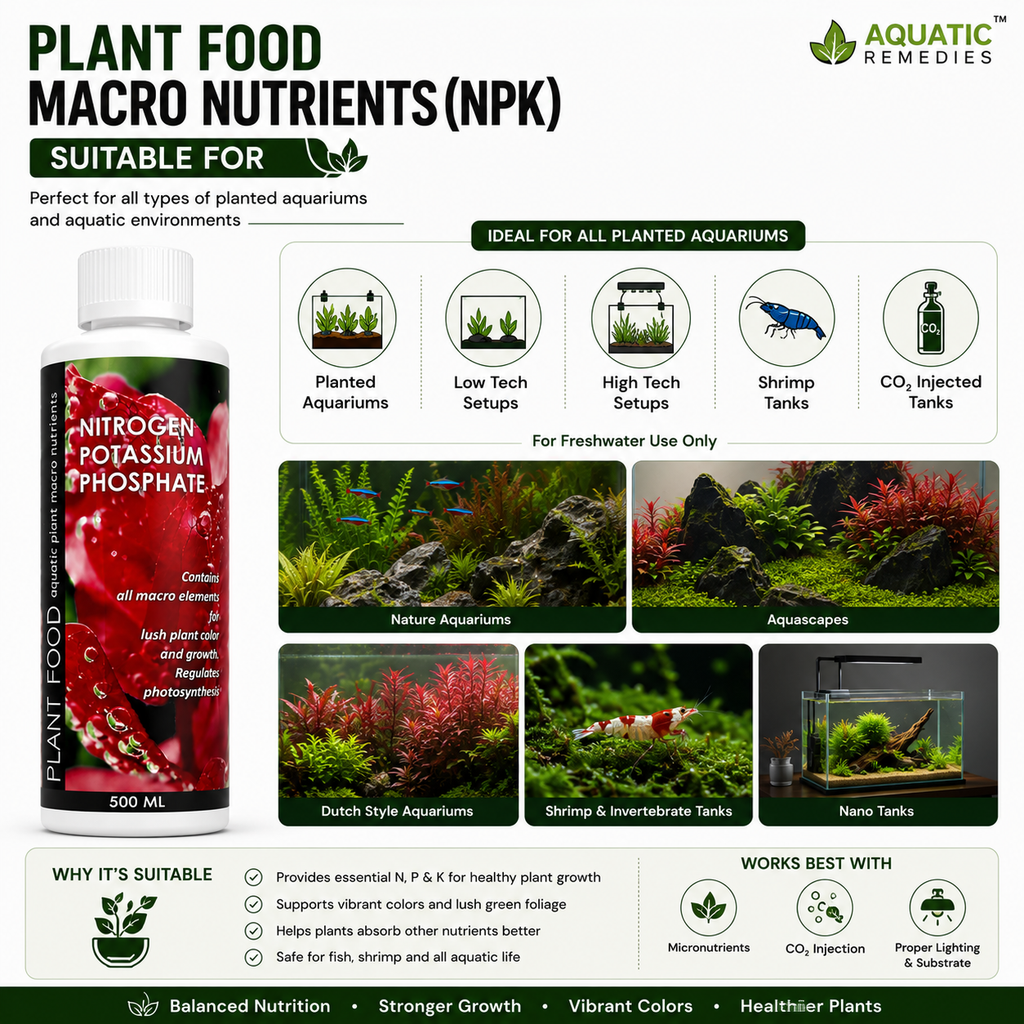 Aquatic Plant Food – Nitrogen Potassium Phosphate (NPK) Liquid Fertilizer