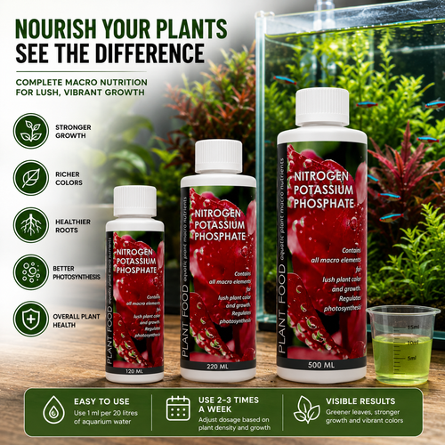 Aquatic Plant Food – Nitrogen Potassium Phosphate (NPK) Liquid Fertilizer