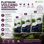 Aquatic Remedies Platinum Volcano Substrate | Premium Volcanic Aquarium Soil