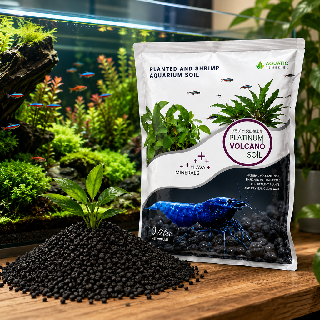 Aquatic Remedies Platinum Volcano Substrate | Premium Volcanic Aquarium Soil