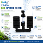 Bluepet XF-230 Bio-Sponge Filter – Dual Sponge Aquarium Filter