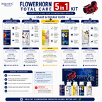 Aquatic Remedies Flowerhorn Total Care 5 in 1 Kit | Complete Health & Disease Treatment Pack