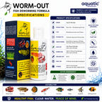 Aquatic Remedies Worm-Out Fish Deworming Formula | Broad Spectrum Fish Dewormer for Freshwater Aquariums