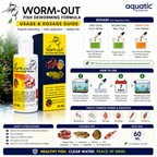 Aquatic Remedies Worm-Out Fish Deworming Formula | Broad Spectrum Fish Dewormer for Freshwater Aquariums