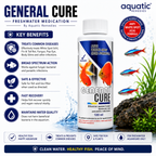 Aquatic Remedies General Cure | Freshwater Fish Medication | Anti White Spot (Ich), Fungal, Bacterial & Parasitic Treatment