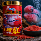 Ocean Free XO Ever Red Flowerhorn Fish Food | Premium Color Enhancing Food for Flowerhorn & Cichlids