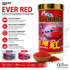 Ocean Free XO Ever Red Flowerhorn Fish Food | Premium Color Enhancing Food for Flowerhorn & Cichlids