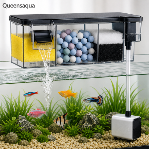 Blue Pet BL-772W Multi-Section Bio Top Filter 8W 600L/H