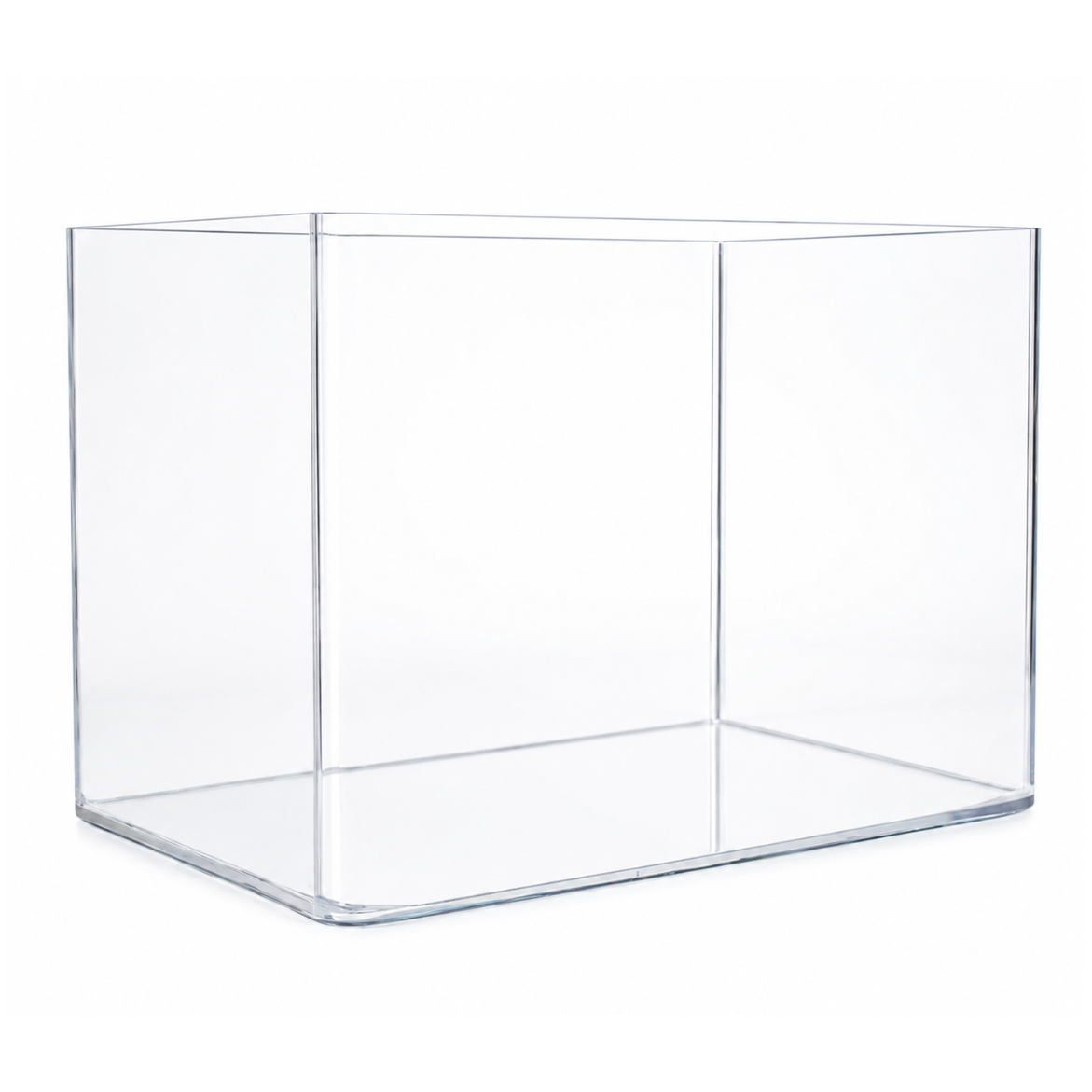 1 Feet Curved Glass Aquarium – 30cm Seamless Fish Tank
