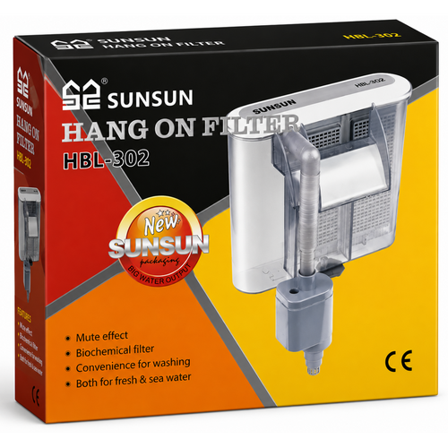 Sun Sun HBL 302 Aquarium hang on back filter