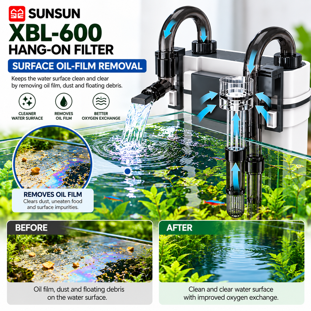 SUNSUN XBL-600 Hang-On Filter – 500 L/H