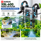 SUNSUN XBL-600 Hang-On Filter – 500 L/H