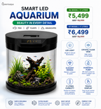 Blue Pet Q6 Cylindrical Aquarium with Built-In Filter