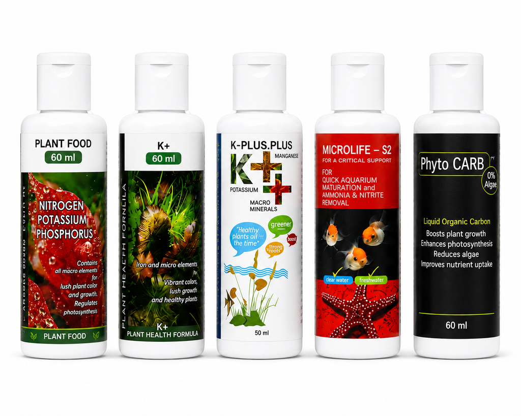 5 in 1 Plant Fertilizer Starter Pack | Complete Aquarium Plant Nutrition Kit