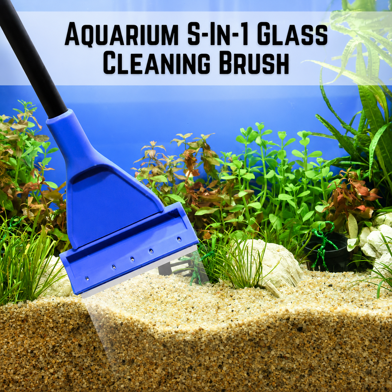 5-in-1 Aquarium Cleaning & Maintenance Kit