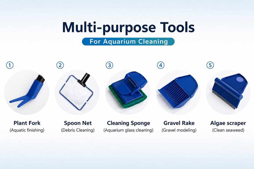 5-in-1 Aquarium Cleaning & Maintenance Kit