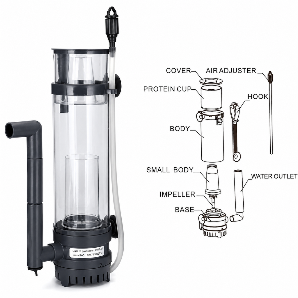 Boyu WG-308 Nano Protein Skimmer - For 120L Reef Tanks