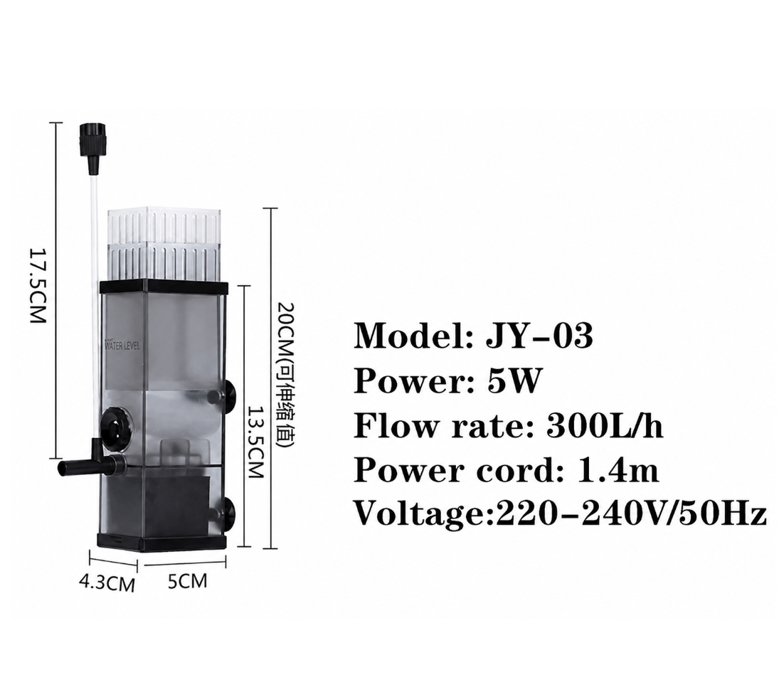 SunSun JY-03 Surface Skimmer - Removes Aquarium Bio-Film