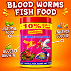Hallofeed Freeze-Dried Blood Worms