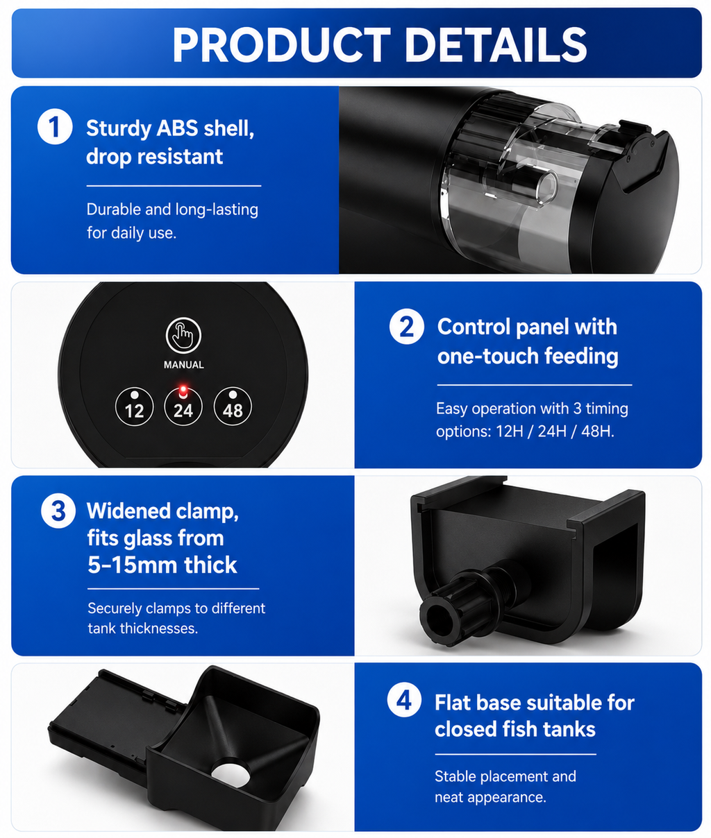 SunSun Food Timer – Automatic Fish Feeder for Aquariums