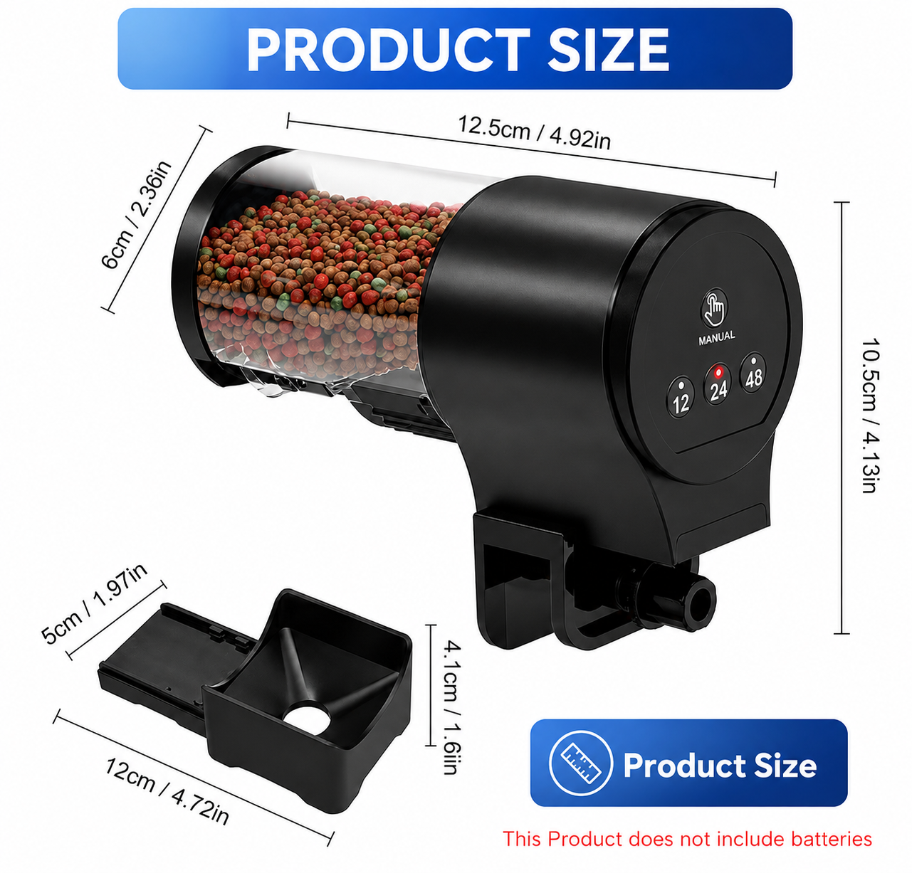 SunSun Food Timer – Automatic Fish Feeder for Aquariums