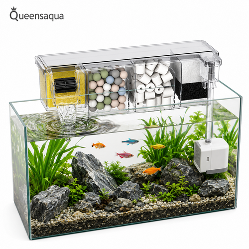 Blue Pet BL-773W Multi-Section Bio Top Filter 10W 700L/H