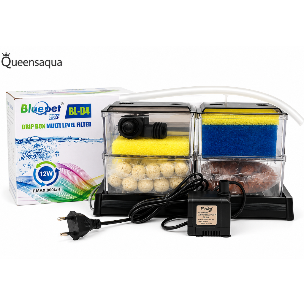 Blue Pet BL-D4 Drip Box Multi-Level Filter 12W 800L/H