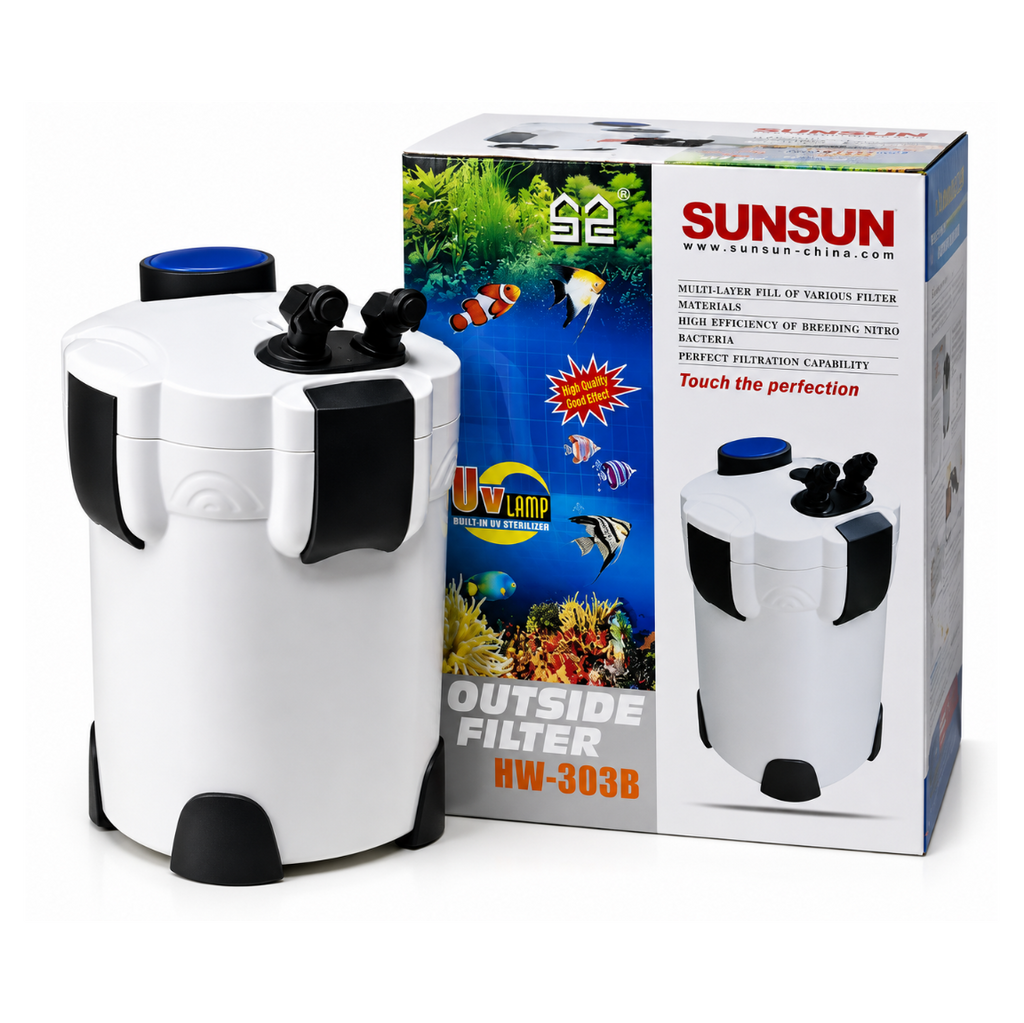 SunSun HW-303B External Canister Filter with 9W UV