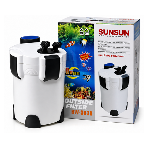 SunSun HW-303B External Canister Filter with 9W UV