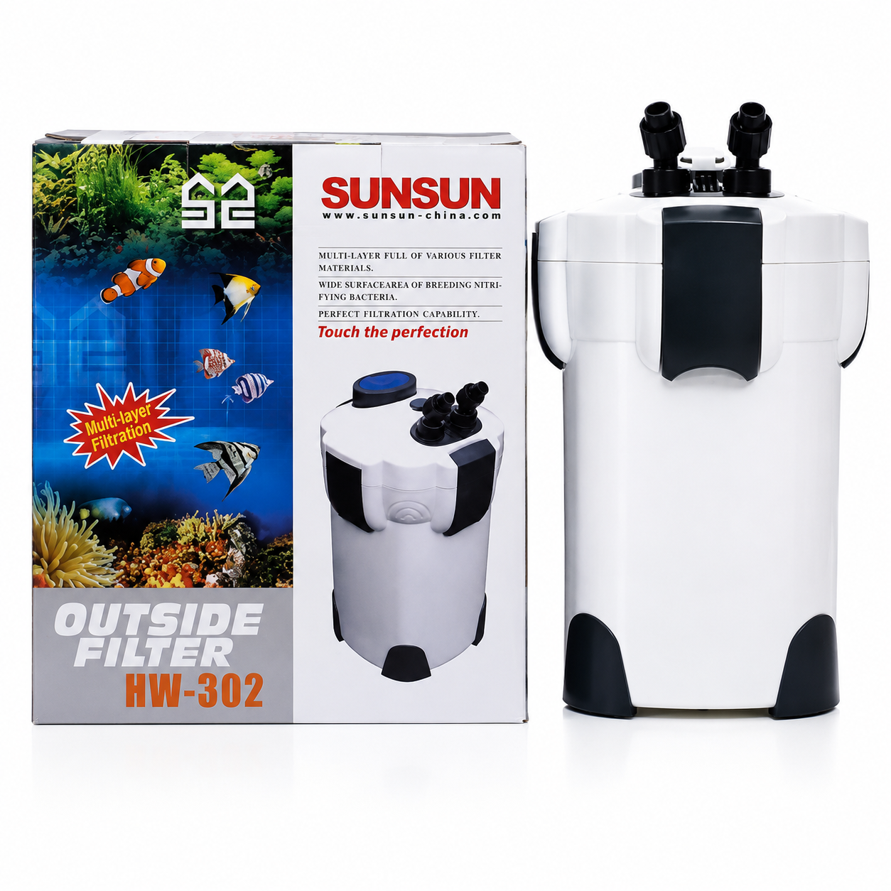 SunSun HW-304A Canister Filter – 2000L/H 4-Stage Filter