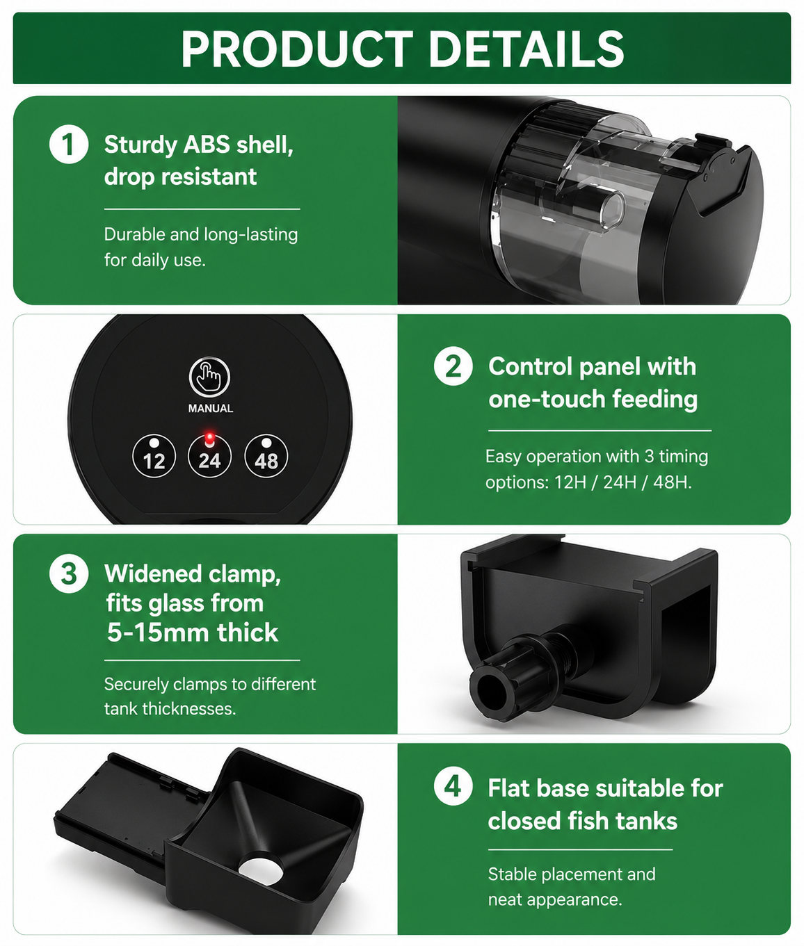 SunSun Food Timer – Automatic Fish Feeder for Aquariums