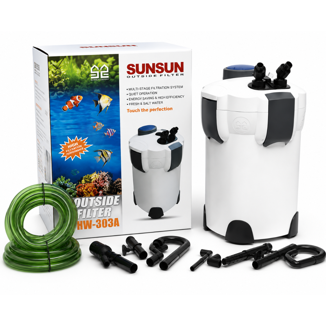 SunSun HW-303A Canister Filter 1400 LPH | External Aquarium Filter