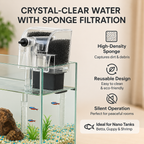 Blue Pet BLH-301 Hang-On Aquarium Filter 3W – 180L/H