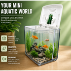 SunSun ATS-220 Desktop Betta Tank Kit - 5L Nano Aquarium