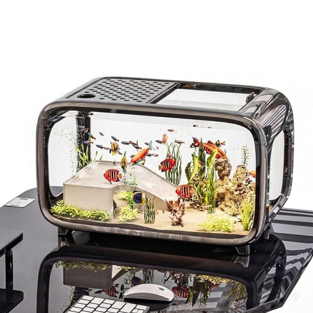 Bluepet TP-40TV Retro TV Style Aquarium