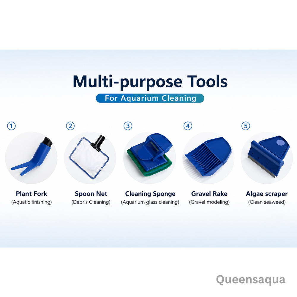 5-in-1 Aquarium Cleaning & Maintenance Kit