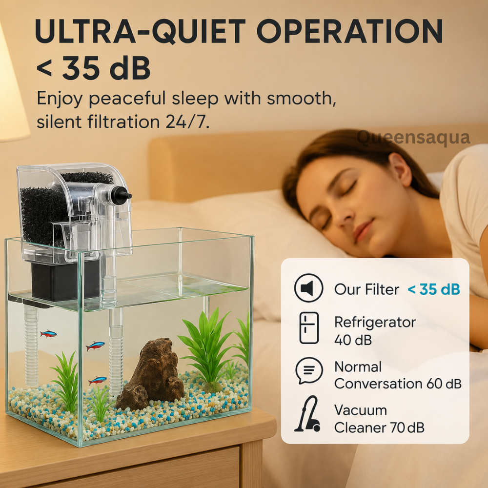 Blue Pet BLH-301 Hang-On Aquarium Filter 3W – 180L/H