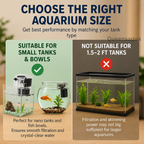 Blue Pet BLH-301 Hang-On Aquarium Filter 3W – 180L/H