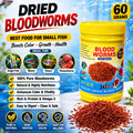 Pearl Pellets Dried Bloodworms 60g | Natural High Protein Fish Treat