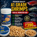 Pearl Pellets Freeze Dried Shrimps (Unsalted) 40g | Natural High Protein Fish Treat