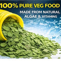 Pearl Pellets Spirulina Flakes Fish Food 40g | 54% High Protein Veg Fish Food