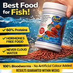 Pearl Pellets Blood Worms Sticks 100g | High Protein Fish Food