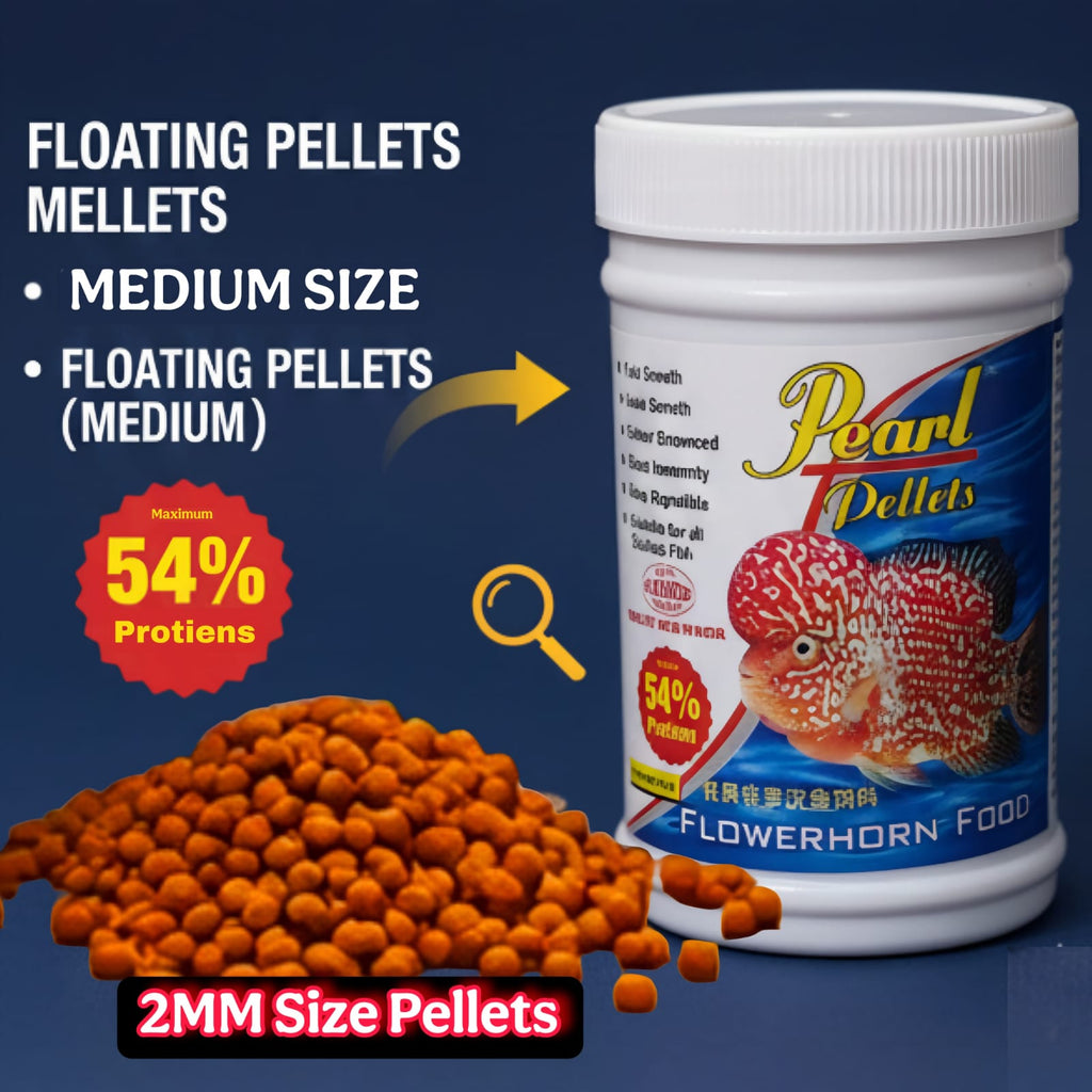 Pearl Pellets Flowerhorn Food 100g | Premium Flowerhorn Fish Food