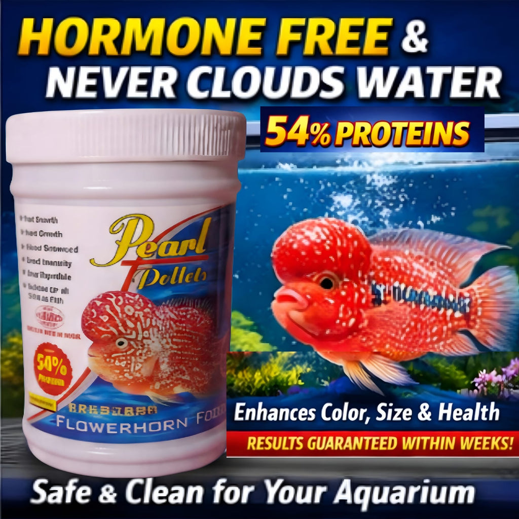 Pearl Pellets Flowerhorn Food 100g | Premium Flowerhorn Fish Food